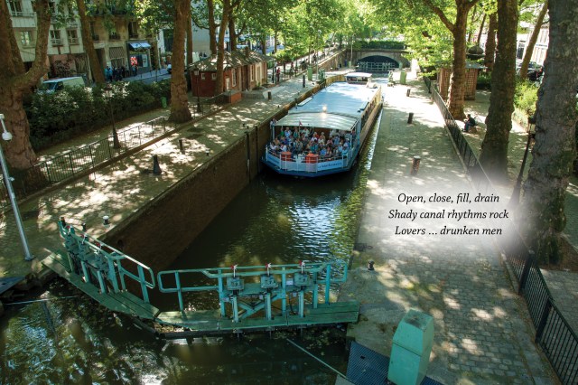 Canal St Martin haiku